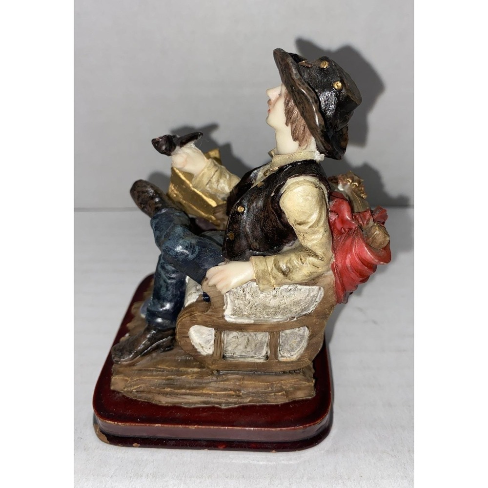 Vintage Ashley Belle Western Cowboy Series With Gramophone & Smoking Pls See Pic - Picture 4 of 10